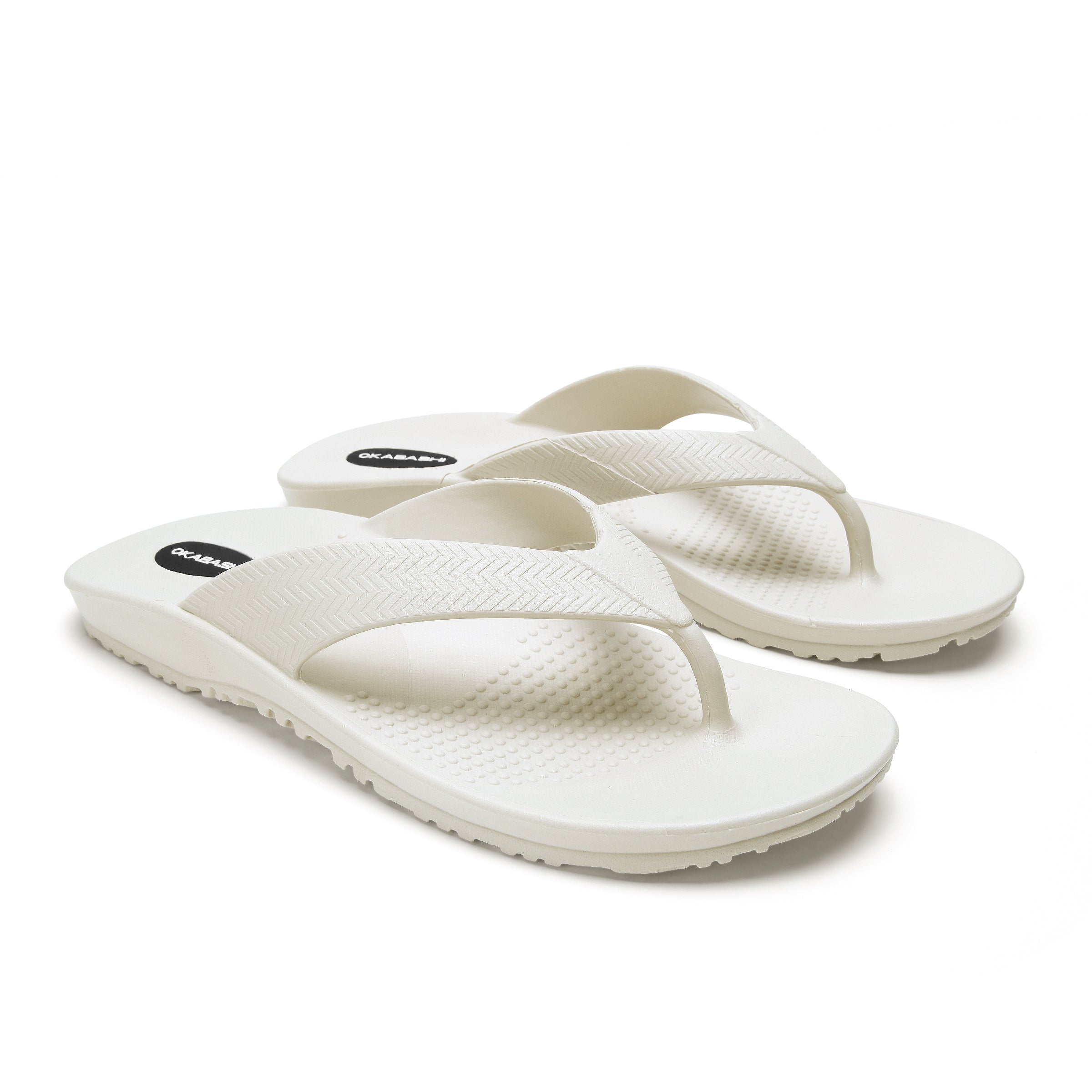 Surf Men's Flip Flops - Vanilla - Okabashi